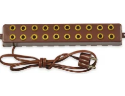 Riffelmacher 10fach Steckerleiste für 4.5V Anschlüsse 78262 | Braun