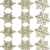 Riffelmacher Filz Streudeko mit Glitter ca. 4cm 70090 | Gold - Flocken