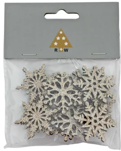 Riffelmacher Filz Streudeko mit Glitter ca. 4cm 70090 | Gold - Flocken