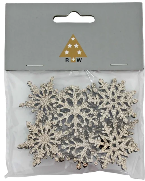 Riffelmacher Filz Streudeko mit Glitter ca. 4cm 70090 | Gold - Flocken