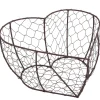 Riffelmacher Herz Metallkorb 08212 | 26 x 13 cm - Drahtkorb