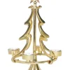 Riffelmacher Kerzenständer Weihnachtsbaum - Gold 22 x 37 cm | 24168 - Adventsdekoration