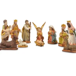 Riffelmacher Krippenfigurenset "Gold" 3-7 cm | 11-tlg. Traditionelles Design - 78322