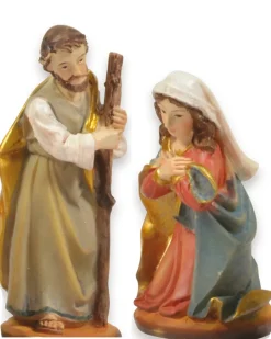 Riffelmacher Krippenfigurenset "Gold" 3-7 cm | 11-tlg. Traditionelles Design - 78322