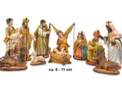 Riffelmacher Krippenfigurenset "Gold" 8-11 cm | 11-tlg. Traditionelles Design - 78301