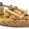 Riffelmacher Lagerfeuer mit Axt und LED-Beleuchtung Ø 11 cm- 78334 | Natur