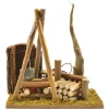 Riffelmacher LED Lagerfeuer mit Baum und Kochstelle Ø 12 cm - 78290 | Natur