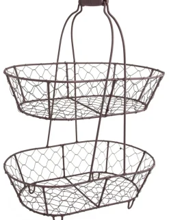 Riffelmacher Metall Körbe 2-tlg. Hänge Etagere 38 cm | 08214