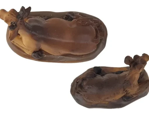 Riffelmacher Ochse und Esel 2-tlg. - 4,4-6 cm - 78049