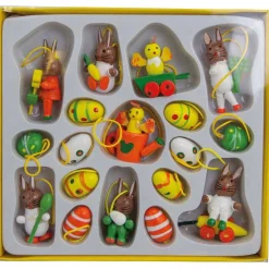 Riffelmacher Osterbehang Osteranhänger ca. 3,5 cm 06566 | 18 tlg. - Osterdeko