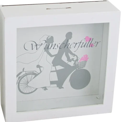 Riffelmacher Spardose "Wunscherfüller" 08335 | 15 x 15 cm - Hochzeitsgeschenk