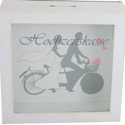 Riffelmacher Spardose "Hochzeitskasse" 08335 | 15 x 15 cm - Hochzeitsgeschenk