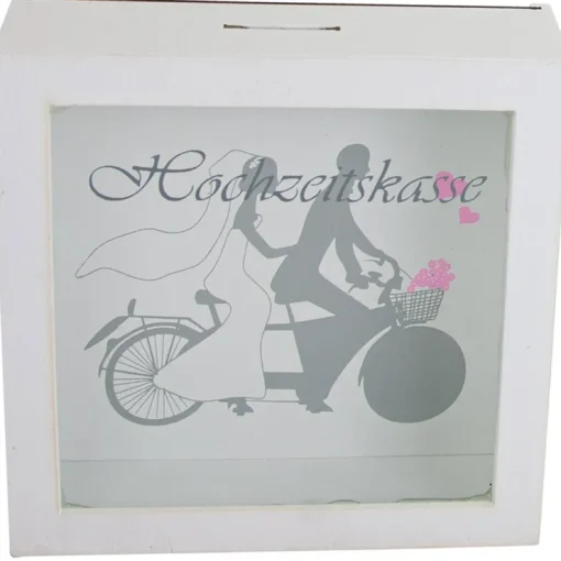 Riffelmacher Spardose "Hochzeitskasse" 08335 | 15 x 15 cm - Hochzeitsgeschenk