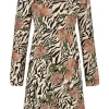 RINGELLA Damen Kleid mit Leoparden Design 2538001 | Beige