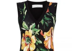 RINGELLA Damen Kleid mit Floraldessin "Tropical" 3271113 | Schwarz