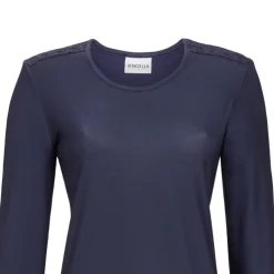 RINGELLA Damen Langarm Pyjama "Winter Flowers" 2511232 | deep blue