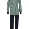 RINGELLA Herren Langarm Pyjama "Magnetic" 4541202 | Grün Blau