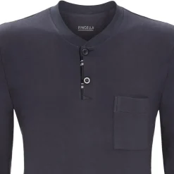 RINGELLA Herren Langarm Pyjama "Winter Colours" 2541223 | Asphalt Grau