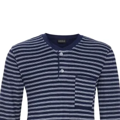 RINGELLA Herren Langarm Pyjama aus Stretchfrottee 2541224 | Night