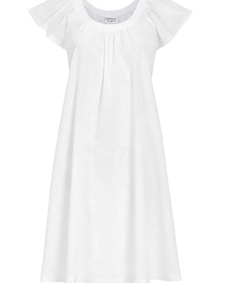 RINGELLA Kurzarm Nachthemd "Light" 4266030 | Weiß