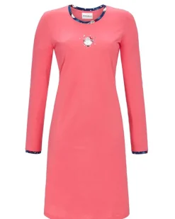 RINGELLA Langarm Nachthemd "Sheep" 4511018 | Koralle