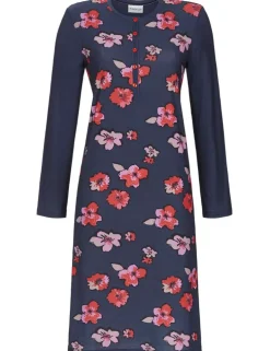 RINGELLA Langarm Nachthemd "Winter Flowers" 105 cm 2511033 | Night