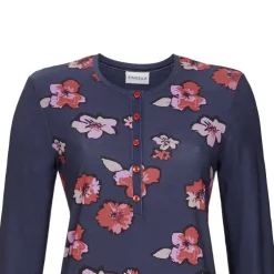 RINGELLA Langarm Nachthemd "Winter Flowers" 105 cm 2511033 | Night