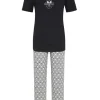 RINGELLA Langer Herren Schlafanzug "Tennis" 2241217 | Anthrazit