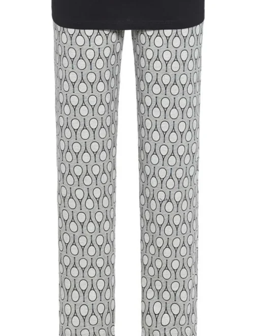 RINGELLA Langer Herren Schlafanzug "Tennis" 2241217 | Anthrazit