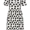 RINGELLA Nachthemd mit Knopfleiste "Black Cats" 3211026 | Champagner