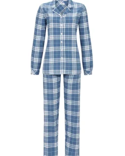 RINGELLA Pyjama aus Webflanell "Winter" 4517210 | Jeansblau