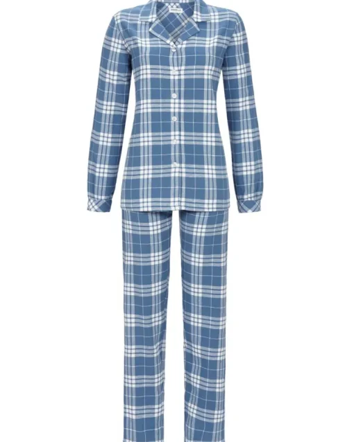RINGELLA Pyjama aus Webflanell "Winter" 4517210 | Jeansblau