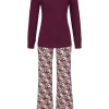 RINGELLA Pyjama mit Schlaghose "70s" 4511215 | Beere