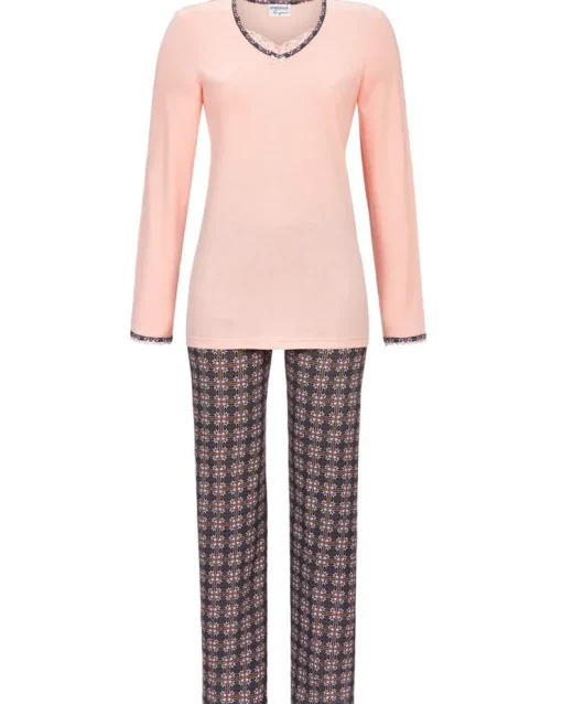 RINGELLA Pyjama mit Spitze "Mandala" 4561201 | Apricot
