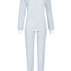 RINGELLA Pyjama mit Strickbündchen "Striped" 4511207 | Himmelblau