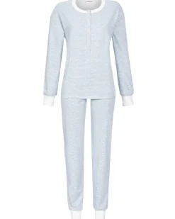 RINGELLA Pyjama mit Strickbündchen "Striped" 4511207 | Himmelblau