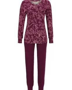 RINGELLA Pyjama mit Strickbündchen "Floraldessin" 4511213 | Beere