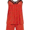 RINGELLA Shorty mit Spaghettiträgern "Lingerie" 3261301 | Poppy Rot