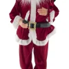 Santa Clause Weihnachtsmann Dekofigur mit Ton & Bewegung | 90 cm