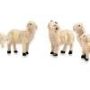 Schafe für Weihnachtskrippe - 6-tlg. Tierset Größe 2-3cm | 78054