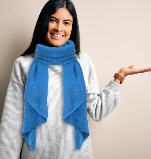 Schal "Eliana" - extra weich - Royalblau