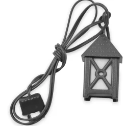 Schwarz Weiße Laterne für Weihnachtskrippe 4 cm - 3,5V E5 | 78238 Krippen Beleuchtung