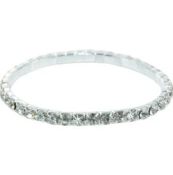 Silbernes Strass Armband Brilliance | 1-Reihig