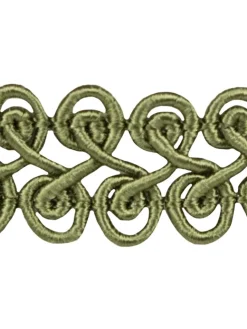 Spitzen Kropfband - Basisband Halskette - Olivgrün