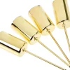 Stabkerzenhalter für Adventskranz und Gesteck 4 Stück 23mm | 10860 - Gold