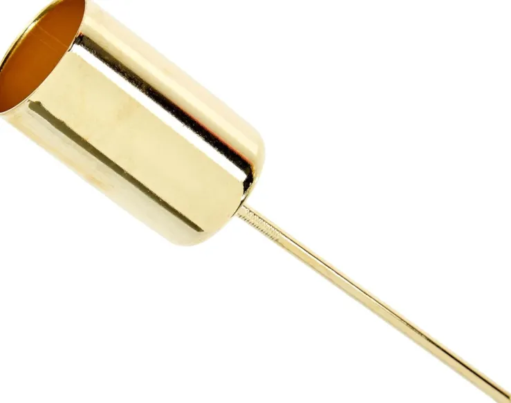 Stabkerzenhalter für Adventskranz und Gesteck 4 Stück 23mm | 10860 - Gold