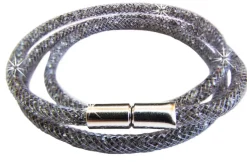 Stardust Armband dreireihig Silber