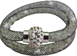 Stardust Armband zweireihig Weiß