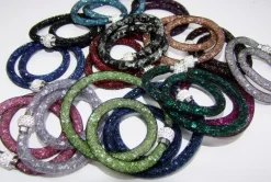Stardust Armband zweireihig Weiß