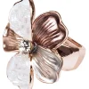 Statementring in verschiedenen Varianten - Blume mit Strass